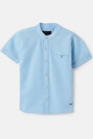 Blue Giraffe Boys Opaque Casual Shirt