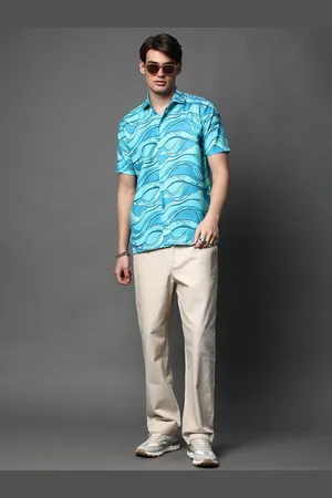 Brown brothers Unisex Relaxed Animal Opaque Printed Casual Shirt