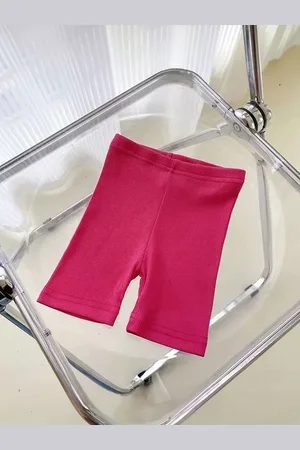 LULU & SKY Girls Slim Fit Mid-Rise Shorts