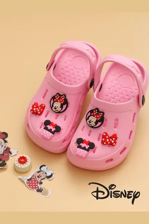 Yellow bee Girls Clogs Flip-Flops