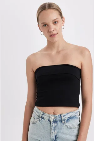 DeFacto Cotton Tube Crop Top