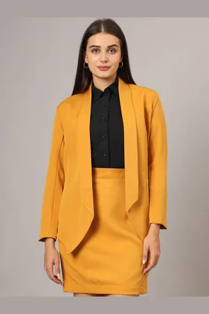 BRINN Shawl Collar Blazer & Skirt Suit