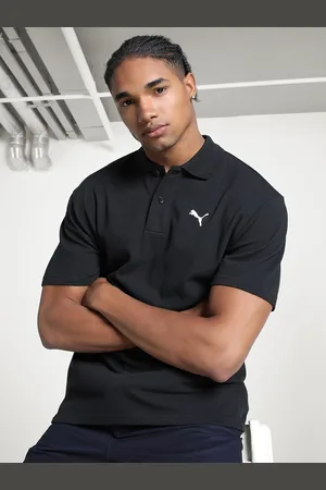 PUMA Wardrobe Essentials Pique Men Cotton Relaxed Fit T-Shirt