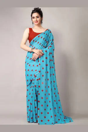 HRITIKA Geometric Printed Saree