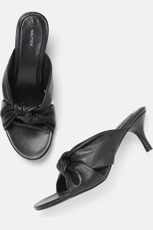 Nautica Slim Heeled Sandals With Knot Detail