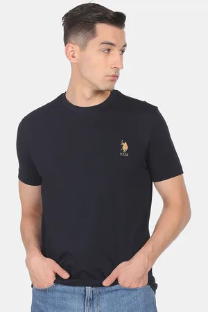 U.S. Polo Assn. U S Polo Assn Men Round Neck Cotton T-shirt