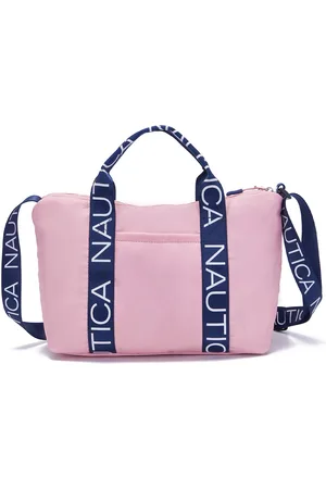 Nautica Typography Printed Oversized Structured Handheld Bag