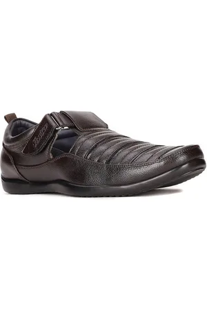 Bata Men Brown Shoe-Style Sandals