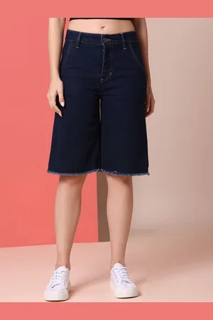 Chemistry Women Fashion Regular Fit Cotton Denim Shorts