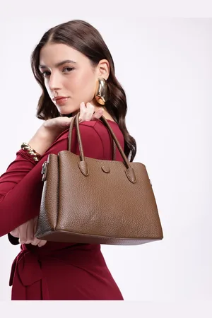 French Connection Textured Structured Handheld Bag