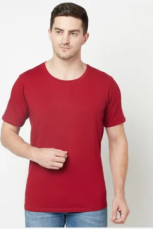 Purple State Men Maroon Outdoor T-shirt
