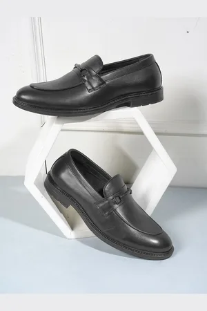 STYLE SHOES Men Leather Regular Height Slip-On Loafers