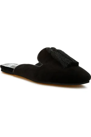RAG & CO Women Mules with Tassels Flats