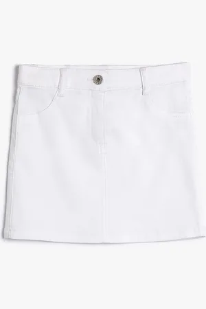 Koton Girls Mini Straight Skirt