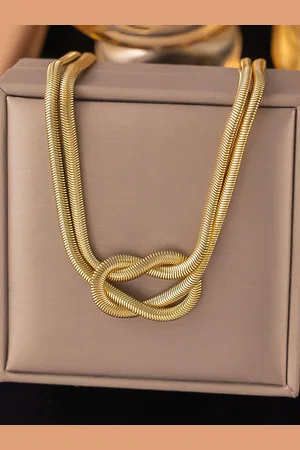 Jewels Galaxy Gold-Plated Necklace
