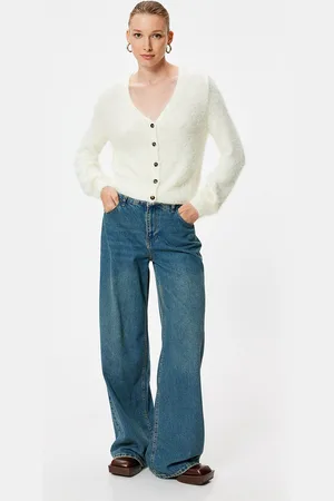 Koton Women Ribbed Cardigan