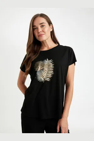 DeFacto Women Printed T-shirt