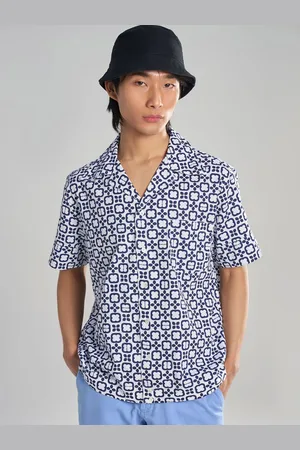 Terra Luna Men Floral Opaque Printed Casual Shirt
