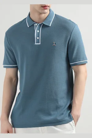 Original Penguin Men Self Design Polo Collar Cotton T-shirt