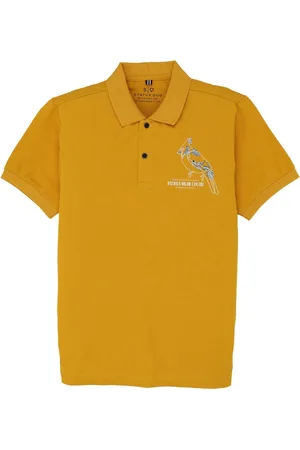 Status Quo Boys Printed Polo Collar T-shirt