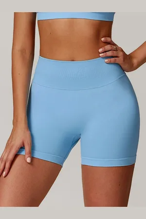 LULU & SKY Women Skinny Fit High-Rise Sports Shorts