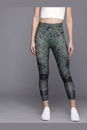 HRX Women Skinny Fit High Rise Rapid-Dry Antimicrobial Training Tights