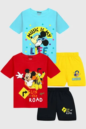 Miss and Chief Boys Printed T-shirt with Shorts