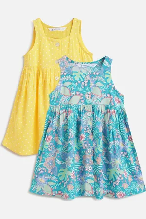 Campana Girls Pack of 2 Printed Casual Dresses