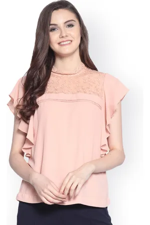 Gipsy Women Pink Solid Top