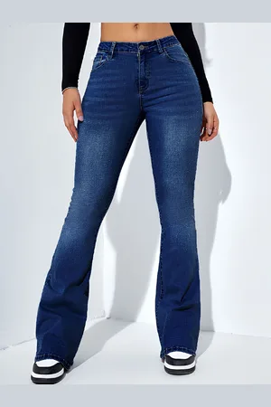 BAESD Women Comfort Bootcut Light Fade Stretchable Jeans