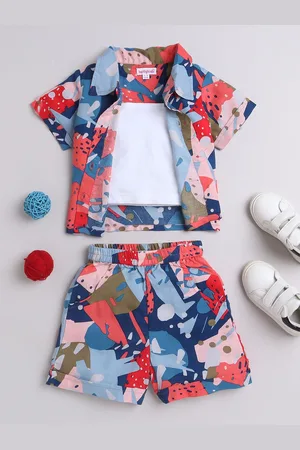 taffykids Girls Shoulder Straps Top With Shorts With Shirt