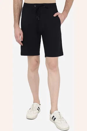 JADE BLUE Men Mid-Rise Slim Fit Pure Cotton Shorts