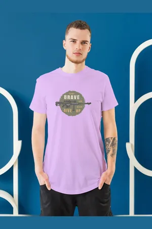 Moda Rapido Men Typography Printed Pockets T-shirt