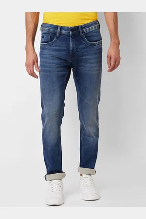 SPYKAR Men Mid-Rise Clean Look Heavy Fade Jeans
