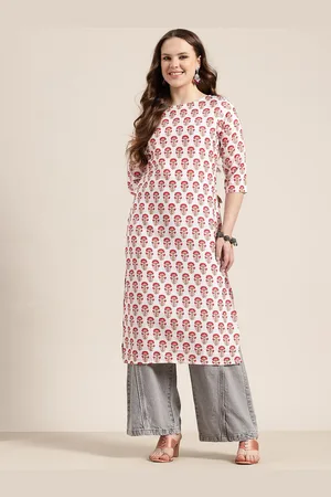 HERE&NOW Printed Straight Kurta