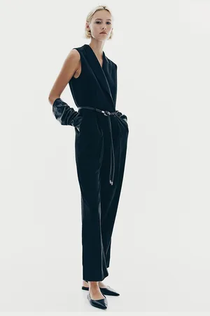 H&M Sleeveless Blazer Jumpsuit