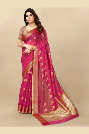 Moda Rapido Woven Design Zari Kota Saree