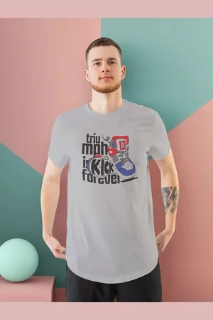 Moda Rapido Men Printed Applique T-shirt