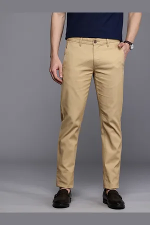 Louis Philippe Men Self-Checked Super Slim Fit Trousers