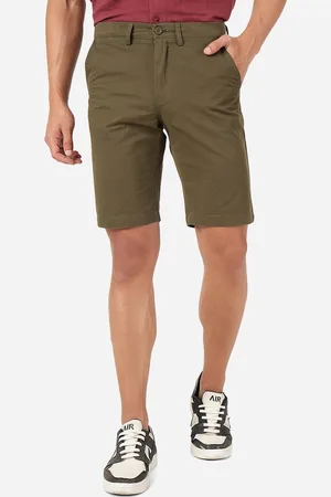 JADE BLUE Men Slim Fit Pure Cotton Shorts