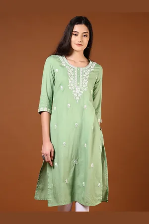 V-Mart Women Ethnic Motifs Embroidered Kurta