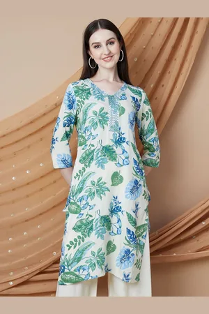 Lifestyle Women Floral Printed Extended Sleeves Kurta