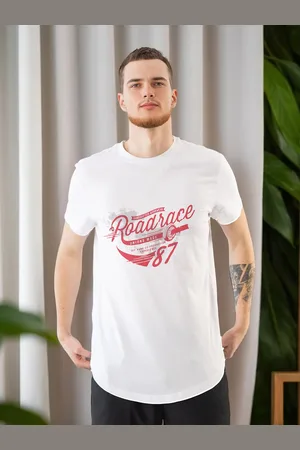 Moda Rapido Men Typography Printed T-shirt