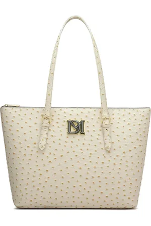 Da Milano Leather Shopper Tote Bag with Bow Detail