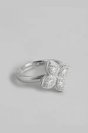 DressBerry Stone Studded Finger Ring