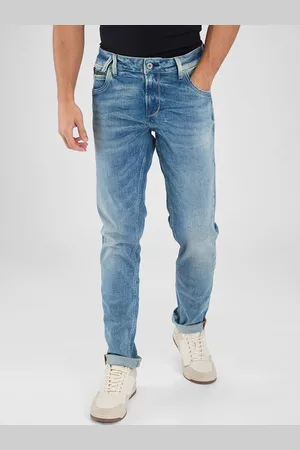 SPYKAR Men Skinny Fit Mid-Rise Light Fade Stretchable Jeans