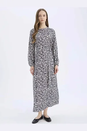 DeFacto Floral Print Maxi Dress