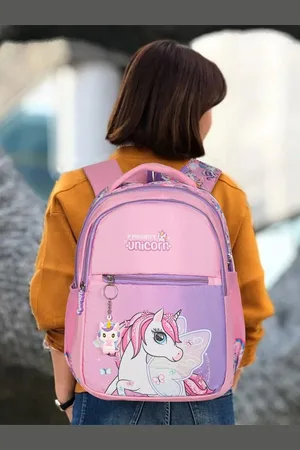 Priority Kids Printed Padded Zip Pocket Backpack