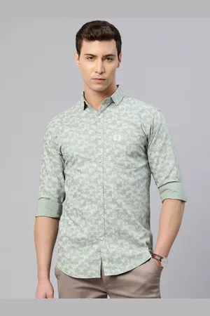 Majestic Custom Abstract Printed Pure Cotton Slim Fit Casual Shirt