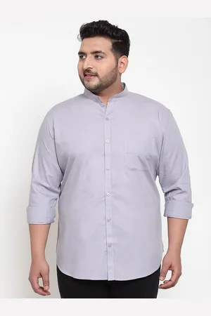 Pluss Men Purple Casual Cotton Shirt